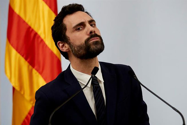 Roger Torrent, presidente del Parlamento de Cataluña.