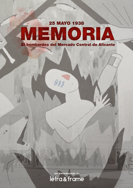 Cartel publicitario del documental "Memoria", de la productora "Leytra & Frame".