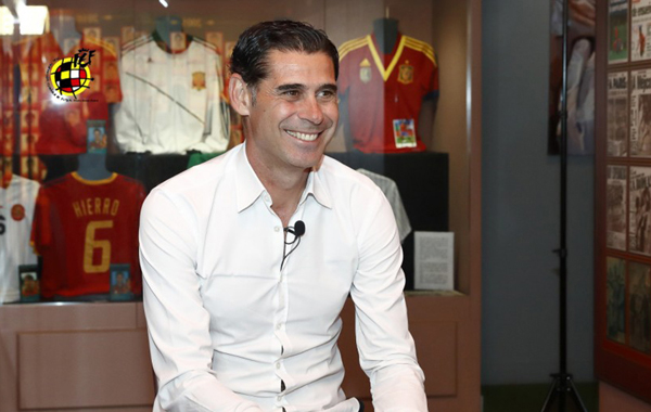 Fernando Hierro, nuevo seleccionador de la Roja. Foto: CARMELO RUBIO / RFEF