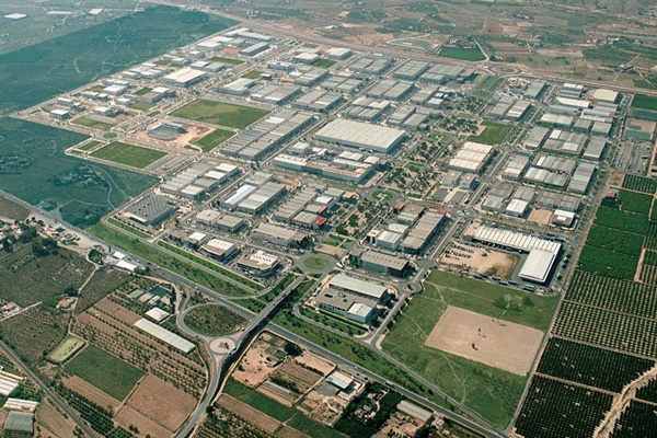 Vista aérea de Elche Parque Industrial. Foto: Wikimedia