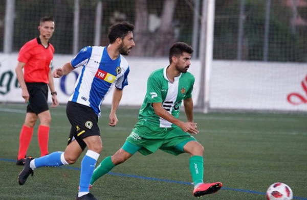 Momento del partido entre el Hércules CF y el Cornellá. Foto: Hércules CF